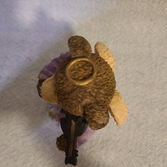 Vintage K’s Collection Bear Angel Violin Figurine. Angelic Bears Collection - Picture 5 of 8